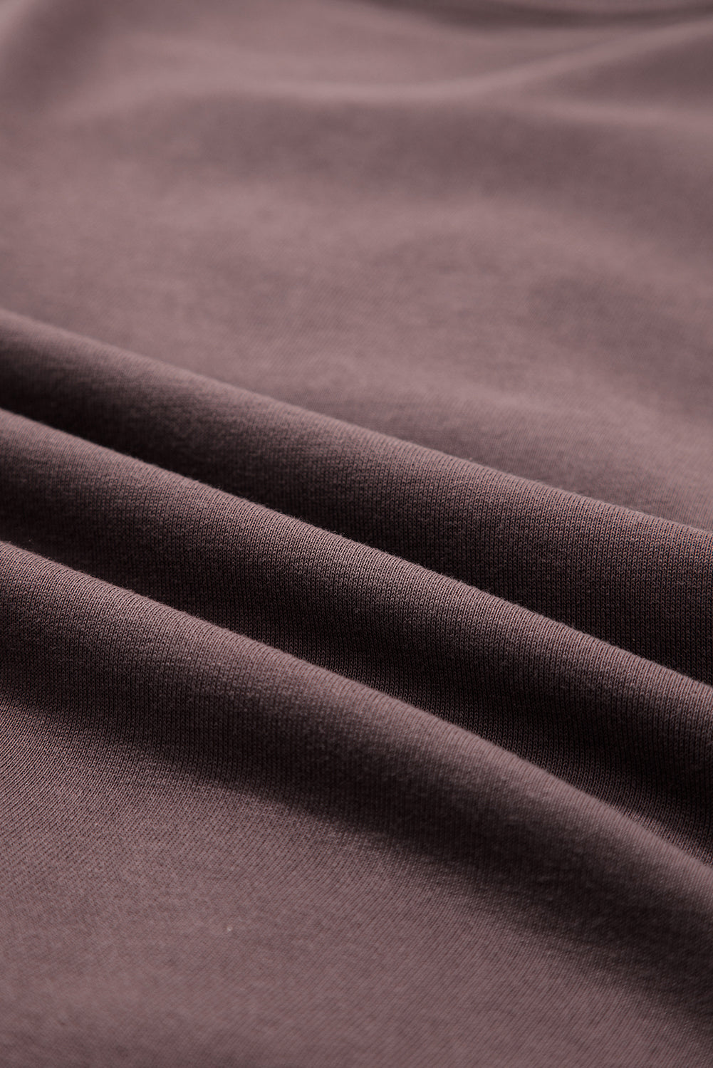 Dark Khaki Terry Bow Pattern Drop Shoulder Sweatshirt