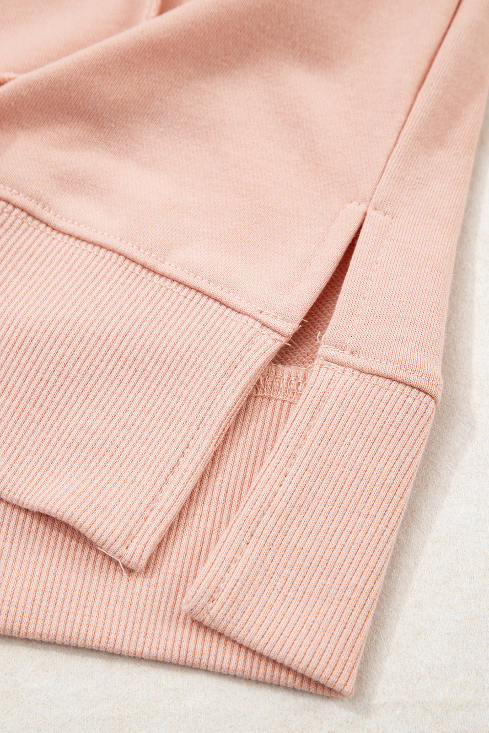 Sudadera con capucha y cordón ajustable con abertura lateral y patchwork floral Delicacy Mix