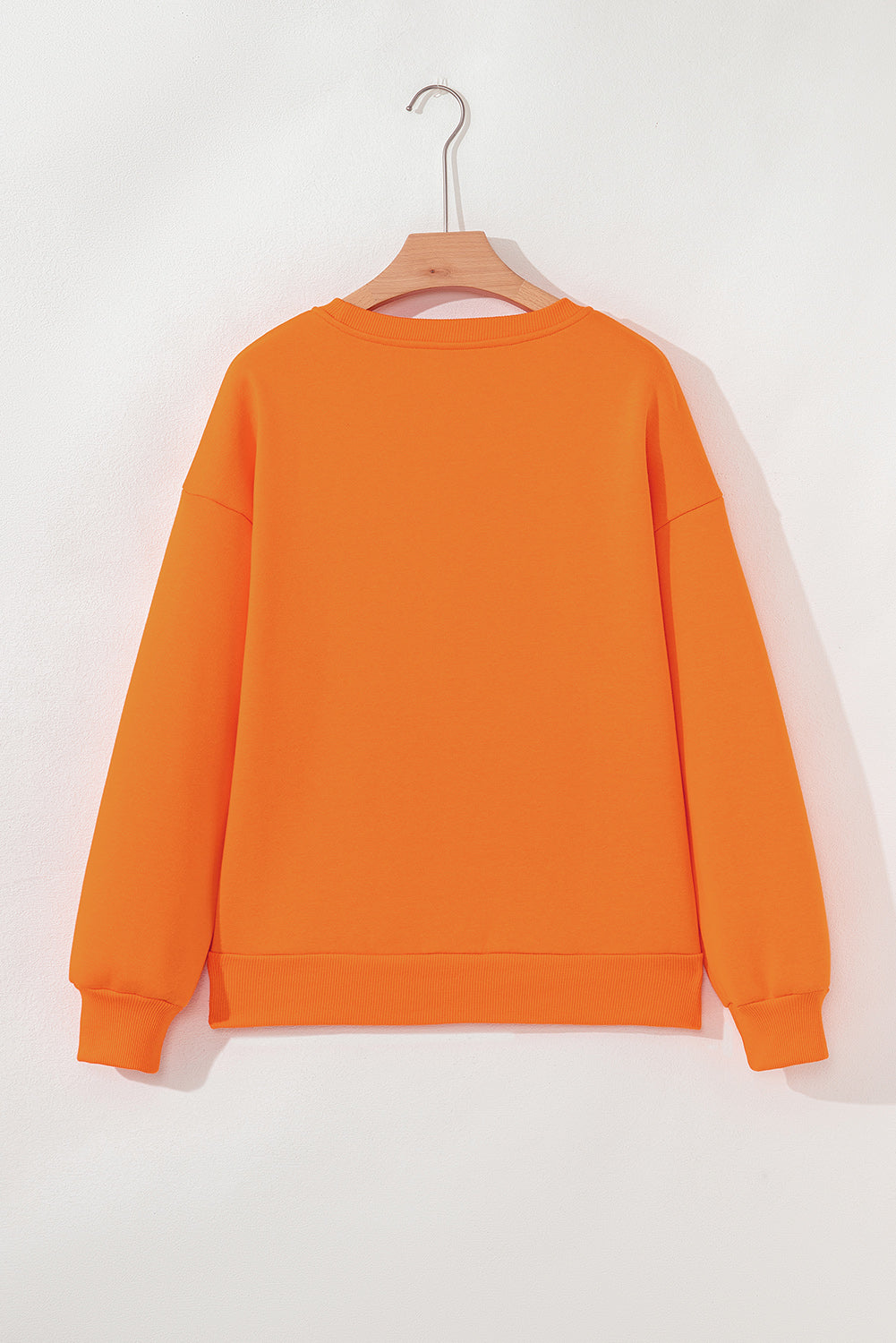 Carrot Dancing Skeleton Sequin Halloween Crewneck Sweatshirt