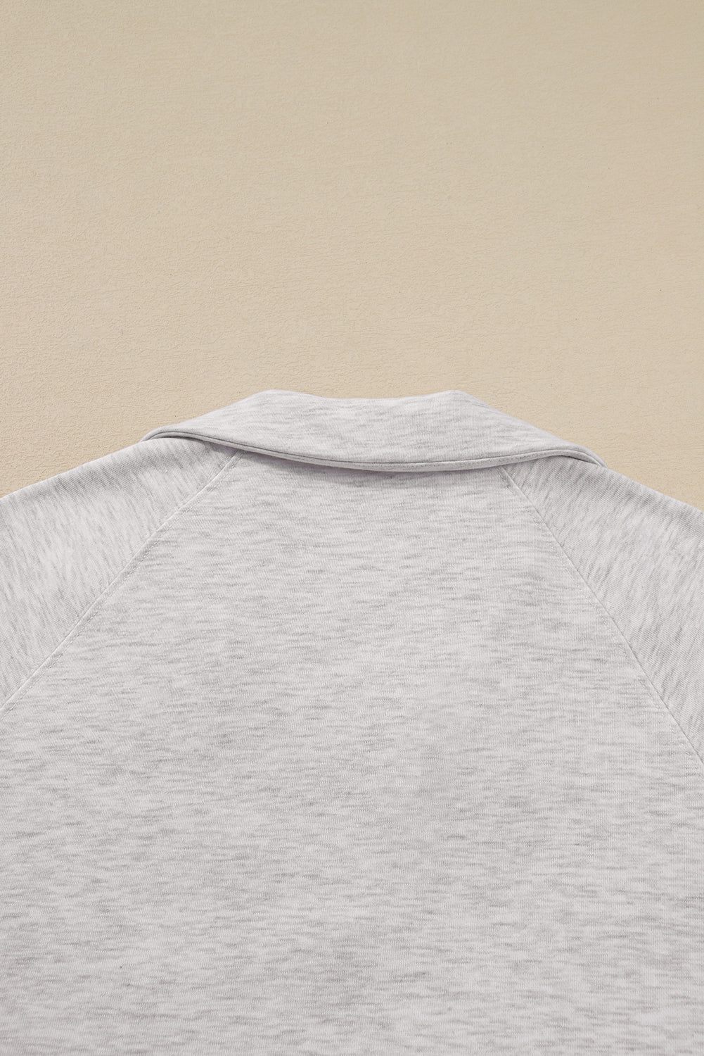 Bright Pink Polo Collar V Neck Pullover and Drawstring Sweatpants Set