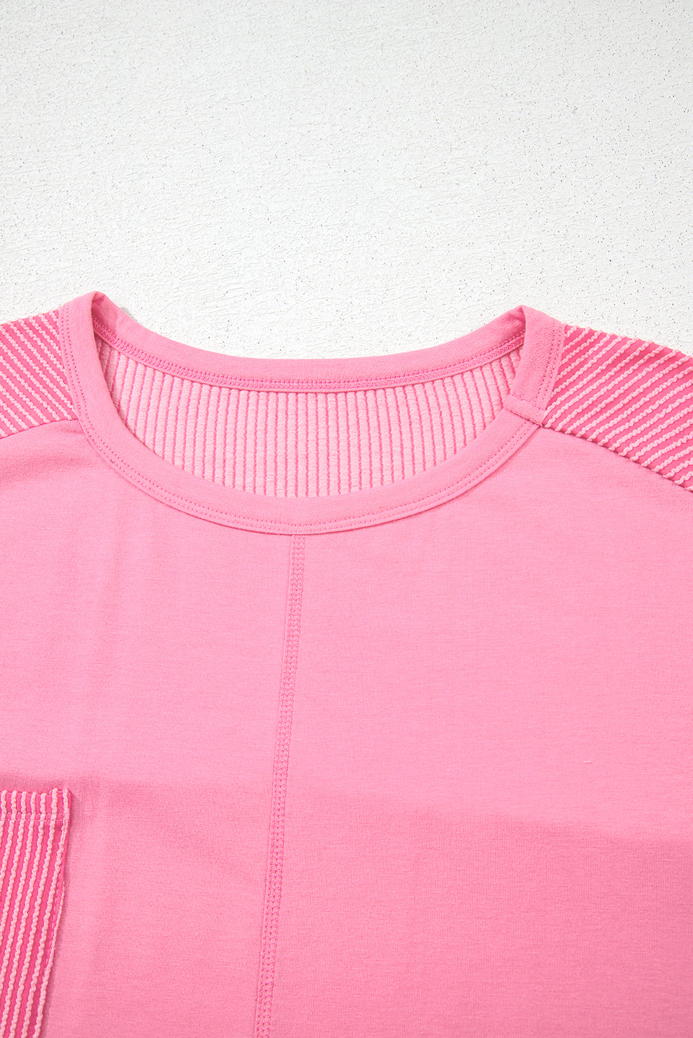 Camiseta de talla grande con bolsillos y parches con cordón Bonbon