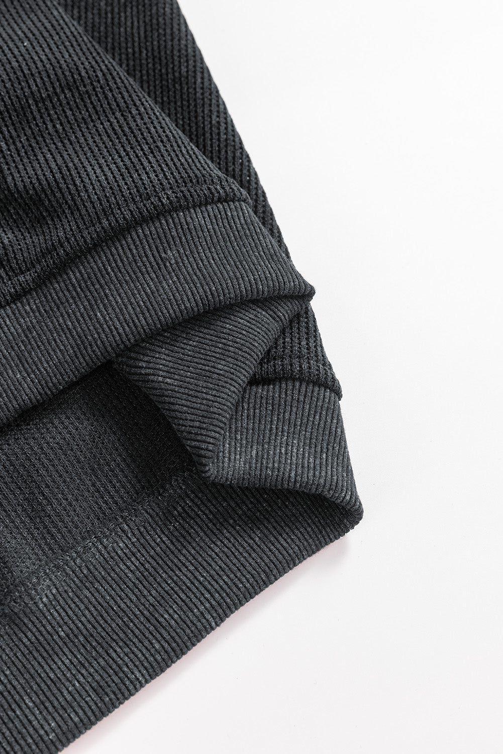 Pink Halloween Ghost Corded Crew Neck Loose Sweatshirt