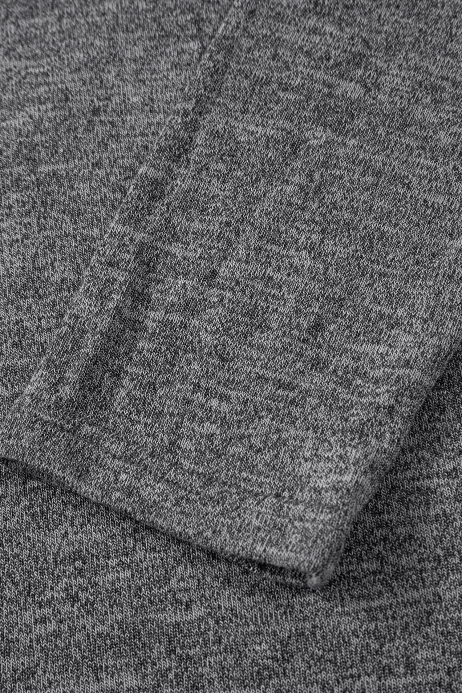 Ensemble lounge 3 pièces gris foncé : T-shirt col V, pantalon à nœud ruban, veste longue ouverte