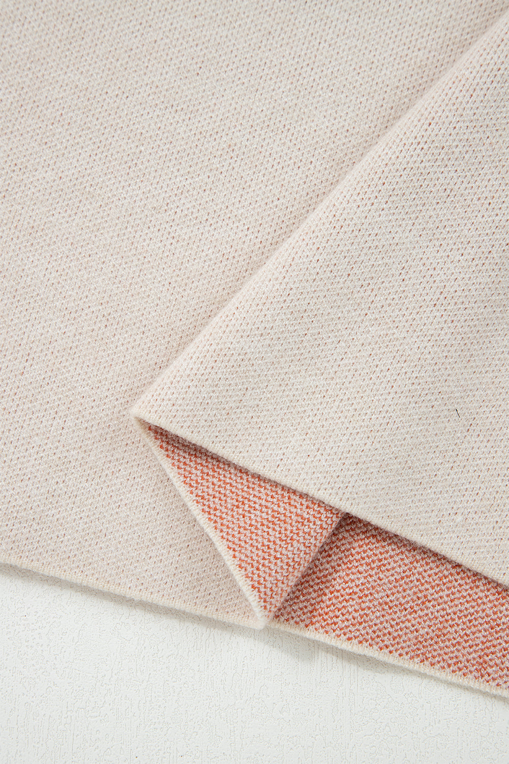 Suéter holgado de manga caída con estampado de flores verdes