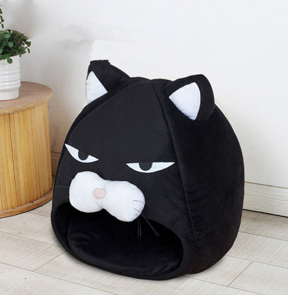 Cama para gatos, tapete para arena para gatos, nido para dormir, cama para mascotas