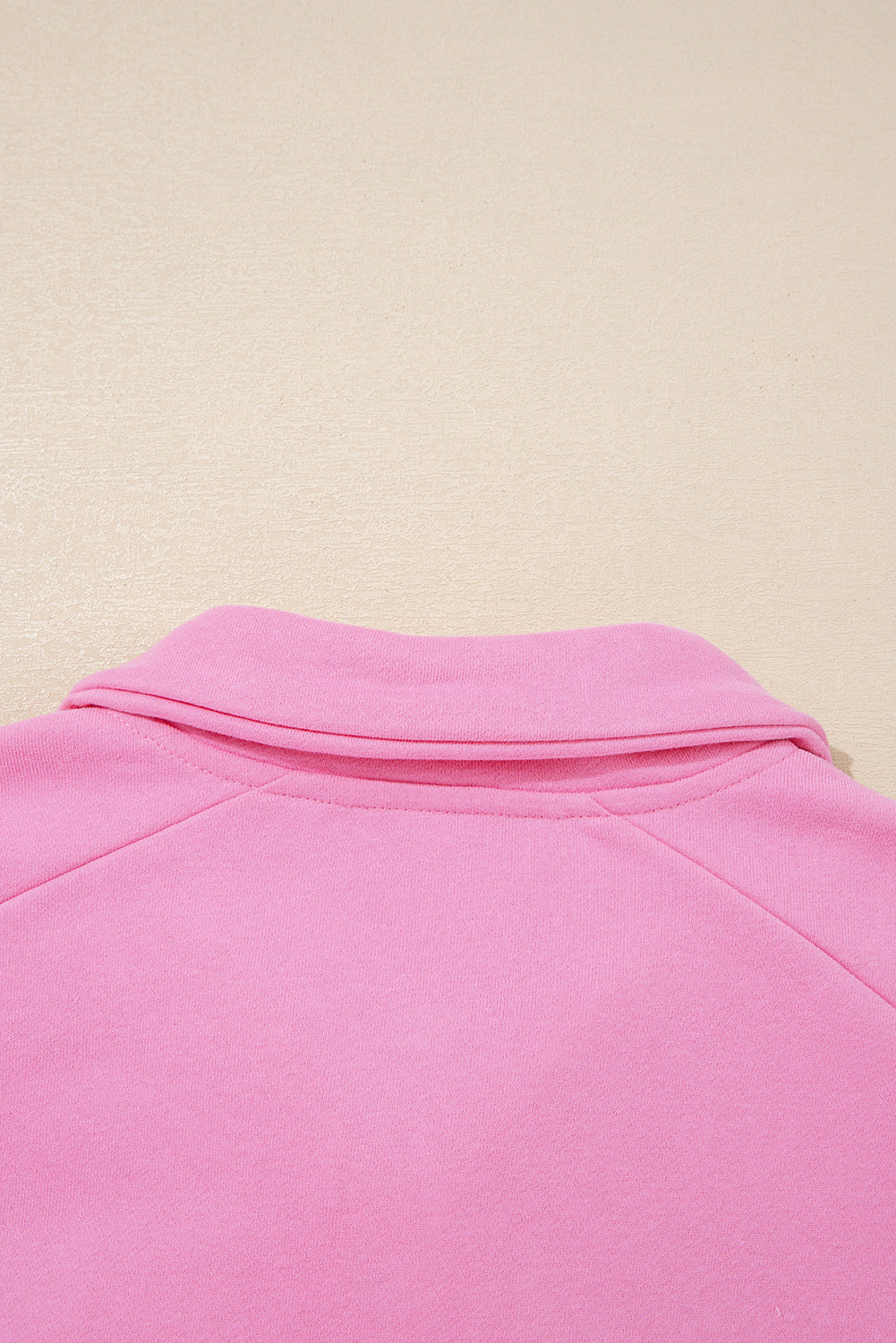 Bonbon Embroidered Flower Patchwork Snap Buttons Pullover Sweatshirt