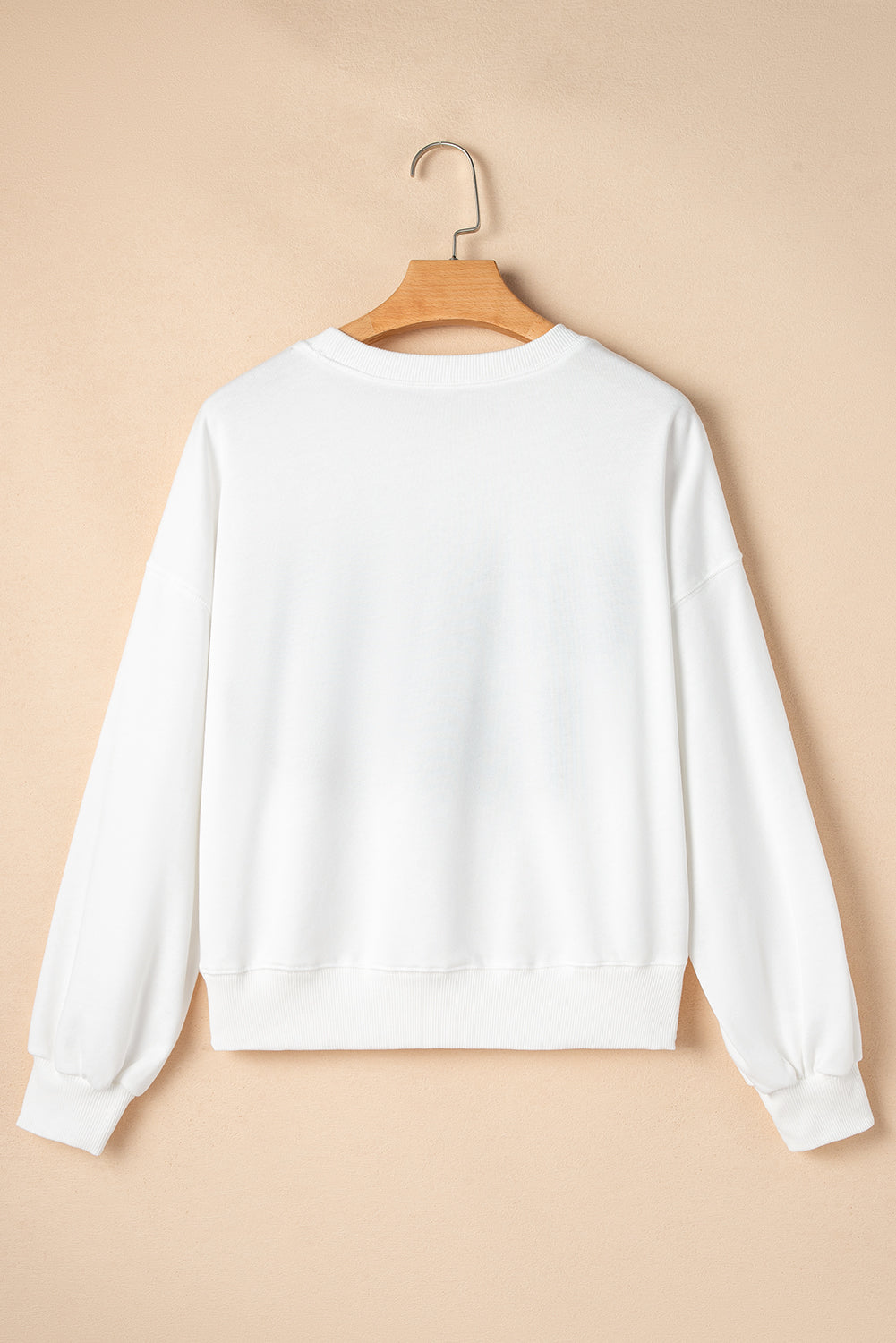 White GAME DAY Varsity Pullover Sweatshirt