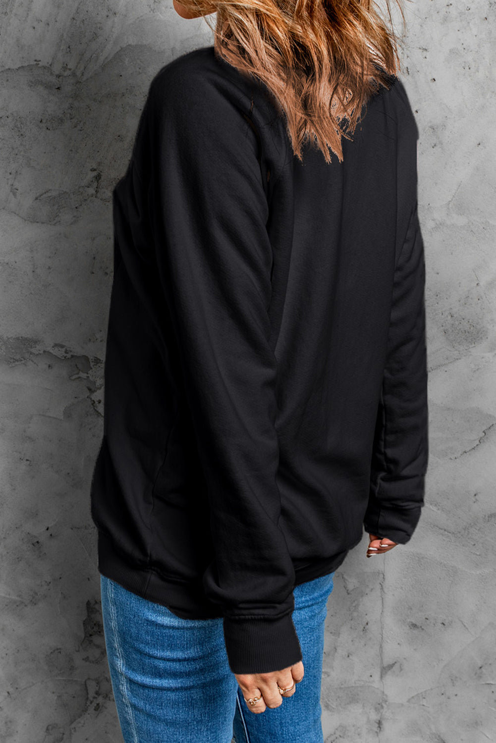 Black Howdy Christmas Ribbon Bow Knot Western Boots Graphic Sweatshirt