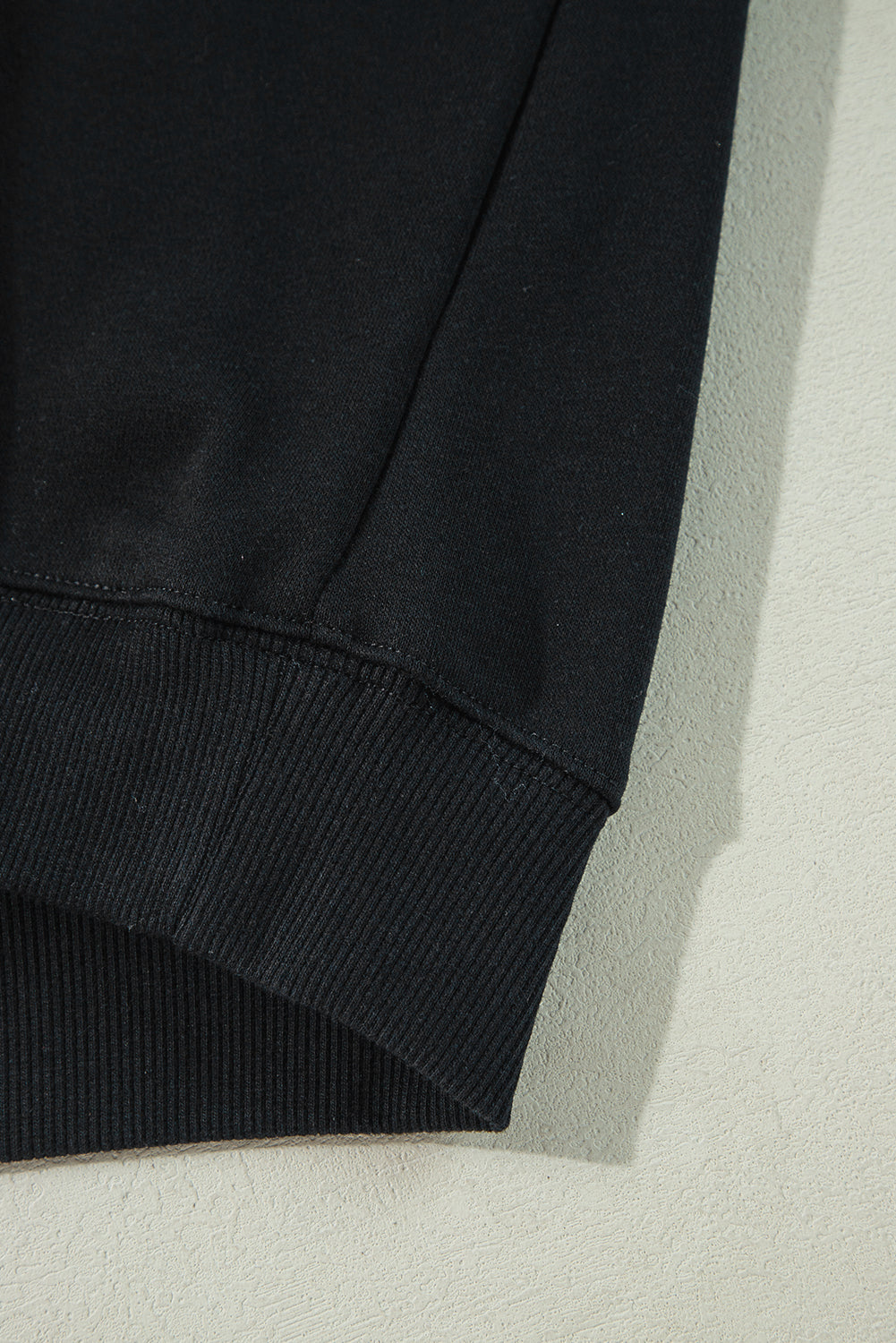 Sweat-shirt rouge course uni à col rond et épaules tombantes, grande taille