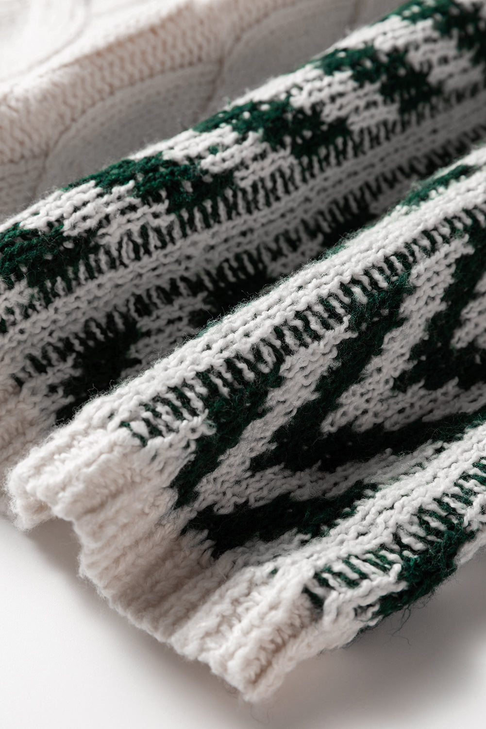 Purple Color Block Patchwork Knotted Back Loose Fit Sweater