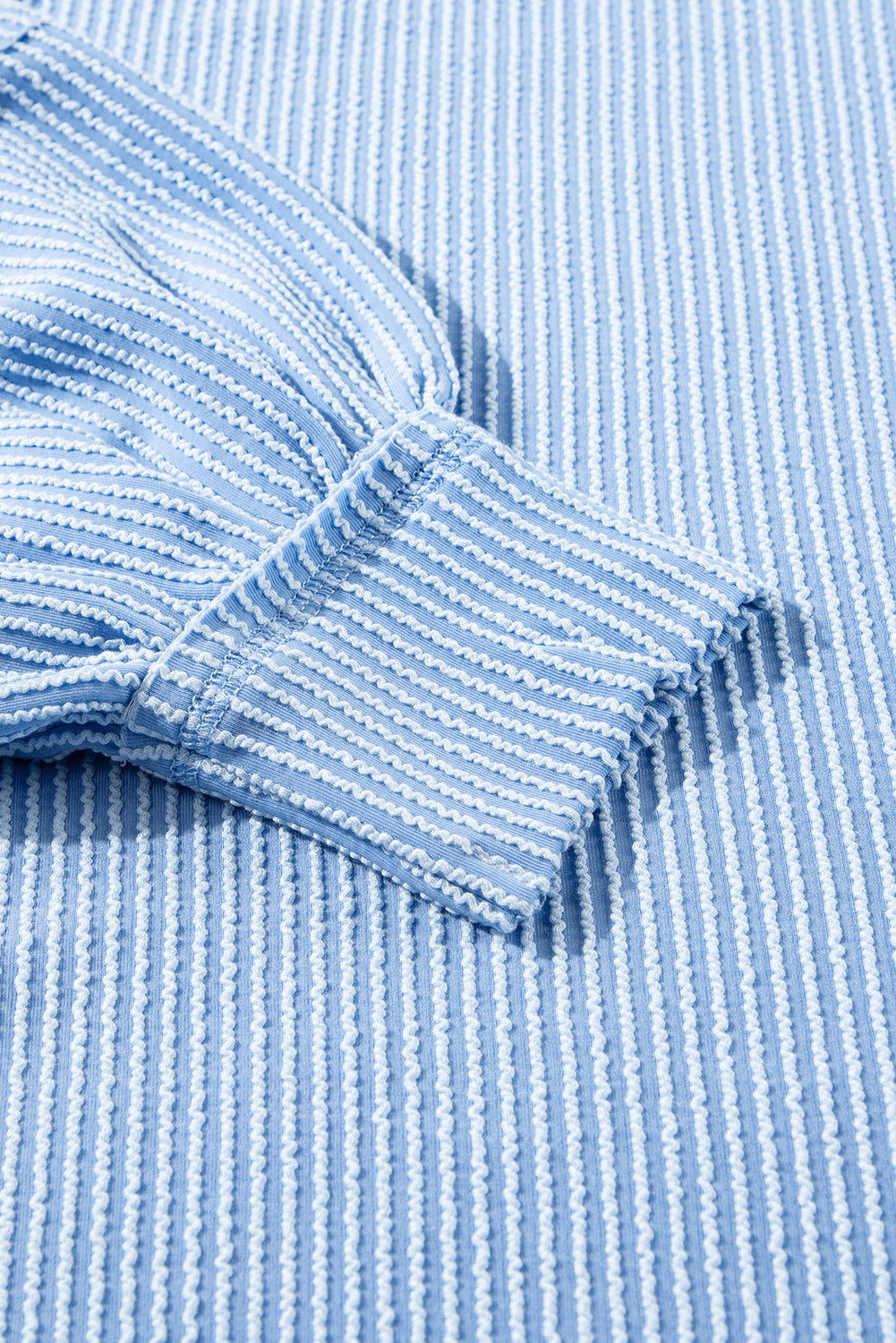 Dark Grey Corded Bishop Sleeve Pullover and Ruffle Mini Skirt Set