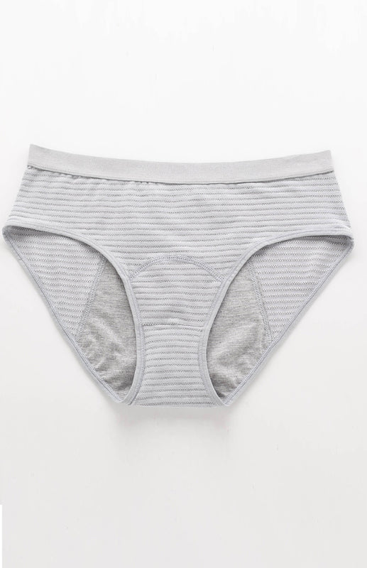 Women Breathable Striped Cotton Panties