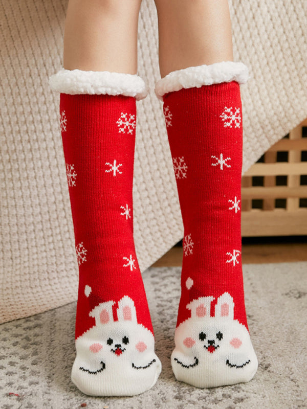 Cozy Patterned Winter Cotton Socks