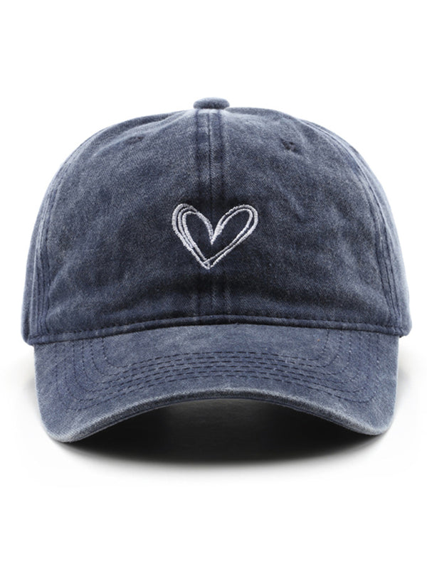 Fashion Retro Washed Distressed Love Cap Sun Hat Baseball Cap