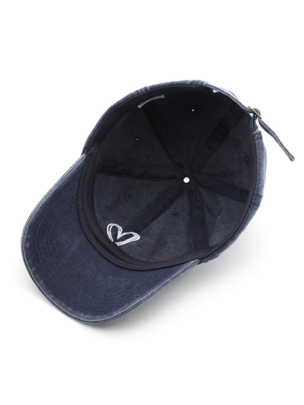 Fashion Retro Washed Distressed Love Cap Sun Hat Baseball Cap