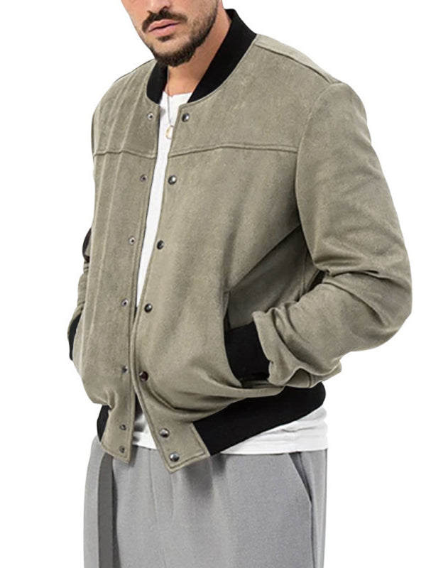 Veste cardigan décontractée à manches longues pour hommes 