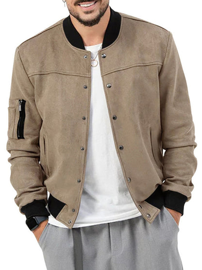 Veste cardigan décontractée à manches longues pour hommes 