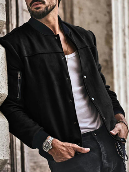 Veste cardigan décontractée à manches longues pour hommes 