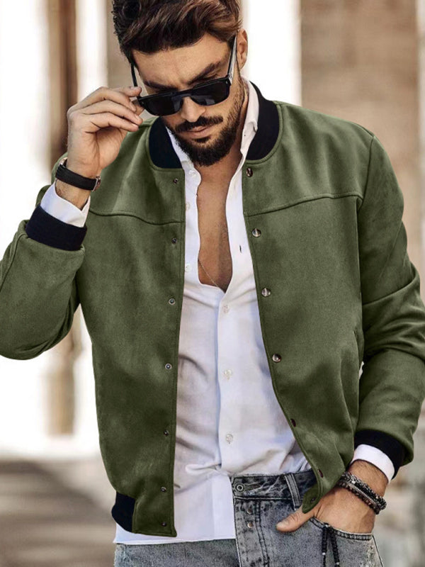 Veste cardigan décontractée à manches longues pour hommes 