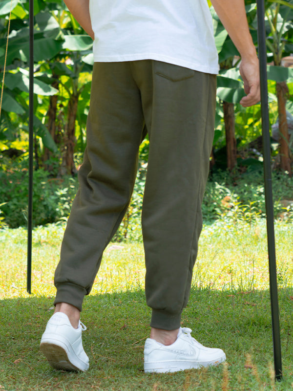 Men's casual loose pocket sports trousers