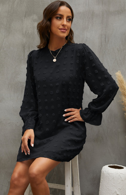 Women’s Textured Woven Shift Dress