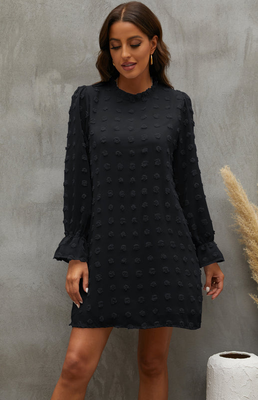 Women’s Textured Woven Shift Dress