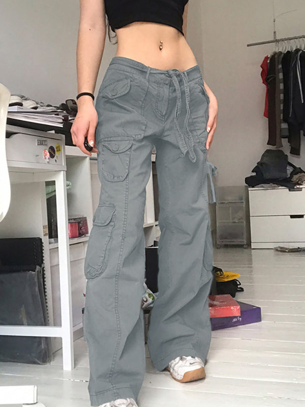 Women's Casual Vintage Workwear Wide Leg Loose Straight Jeans