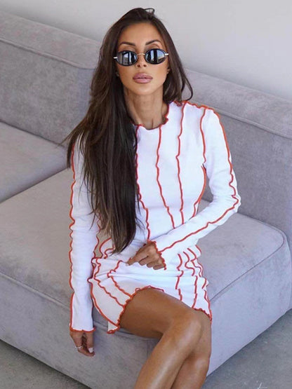 Women's Fashion Bodycon Long Sleeve Dress