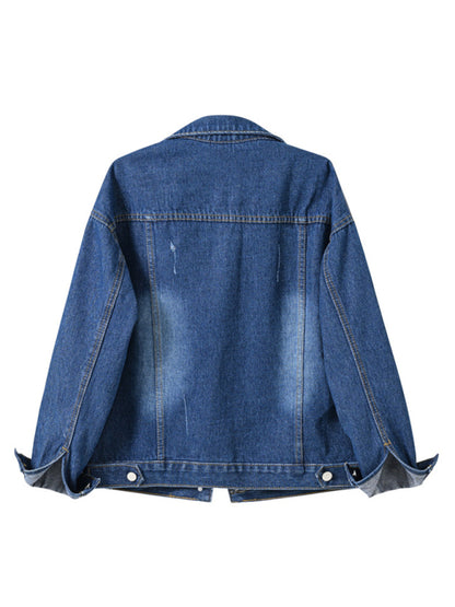 Women's New Colorful Large Size Denim Jacket