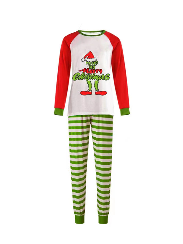 New Year's Parent-child Outfit Plaid Christmas Pajamas Cotton Parent-child Outfit (Mom's Style)