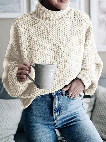 Cozy Cotton Knit Autumn-Winter Women's Sweater