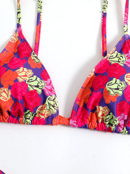 Women's Floral Print Bikini Set