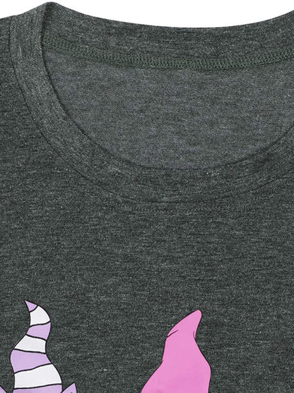 T-shirt de Pâques pour femme avec imprimé drôle de lapin MAMA 