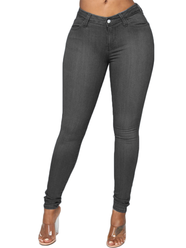 Pantalon crayon en jean skinny pour femme 