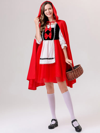 Halloween role-playing fairy tale COS Little Red Riding Hood and the Wolf drama costume performance clothing