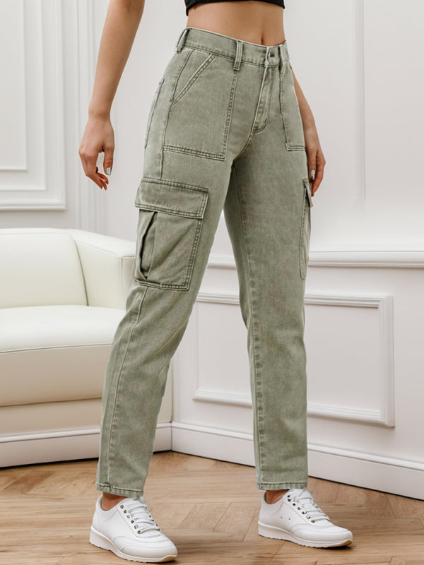 Women's Multi-Pocket Cargo Pants