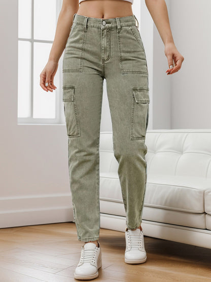 Women's Multi-Pocket Cargo Pants