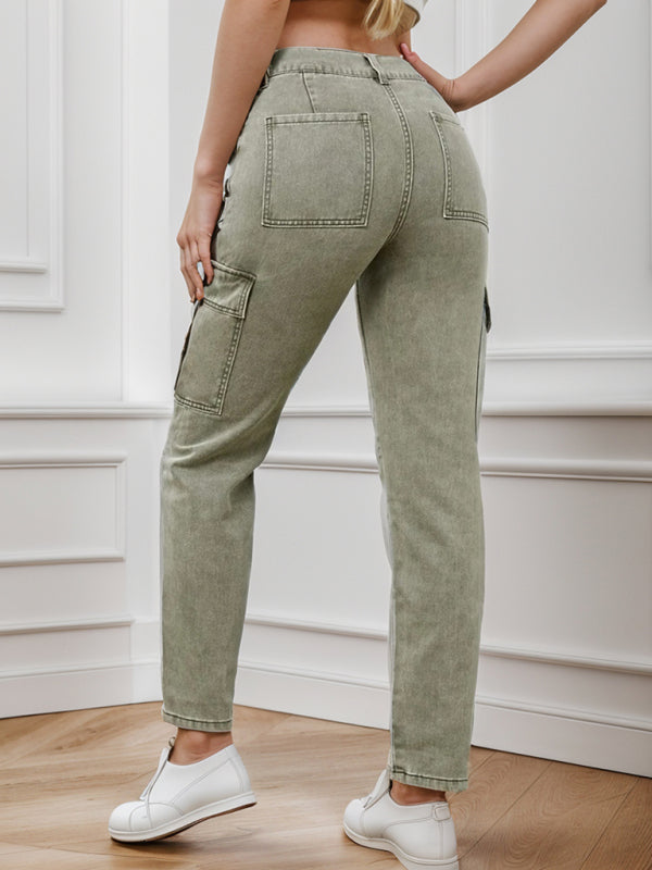 Women's Multi-Pocket Cargo Pants